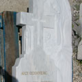 Monument madona marmura alba